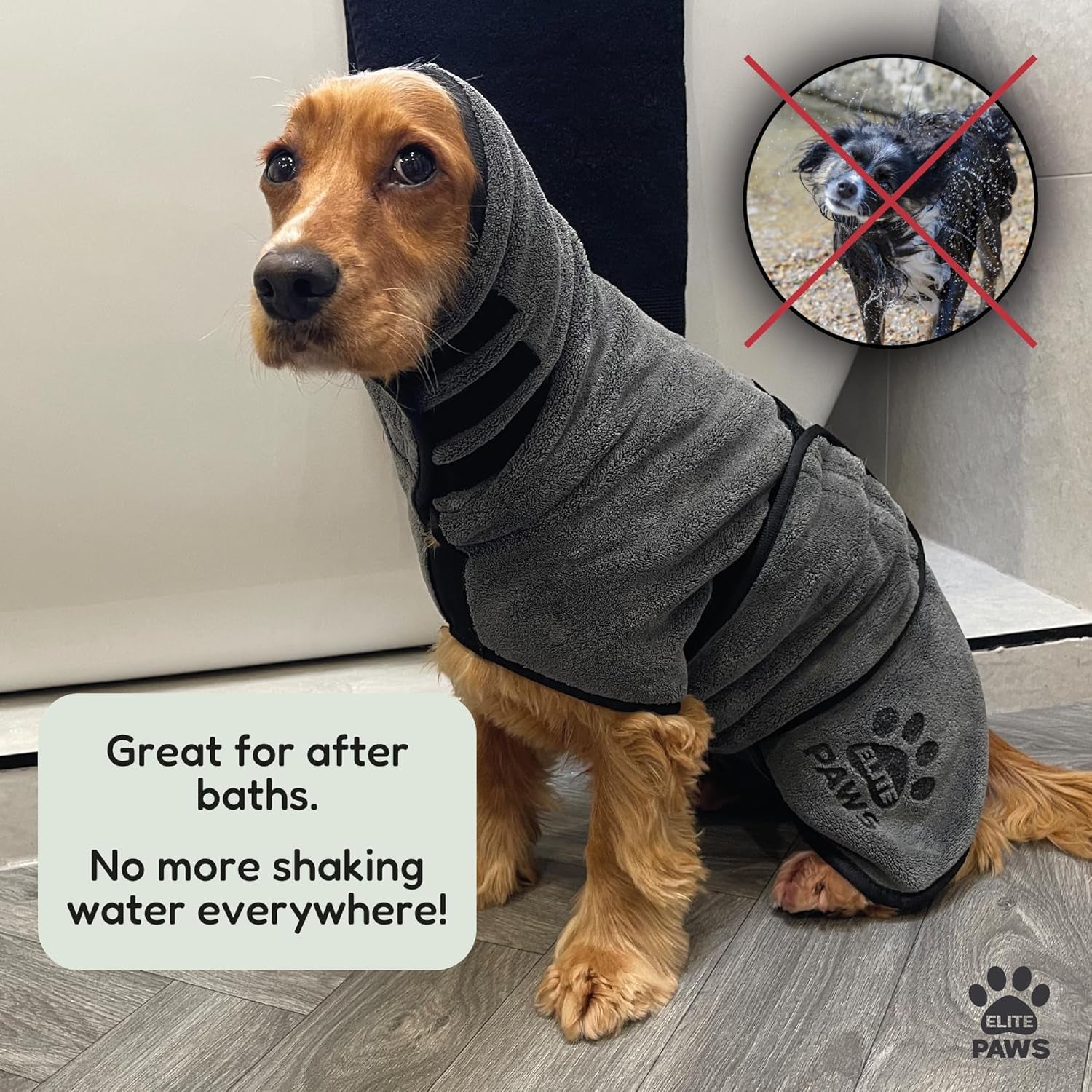 Super Absorbent Microfibre Dog Drying Coat