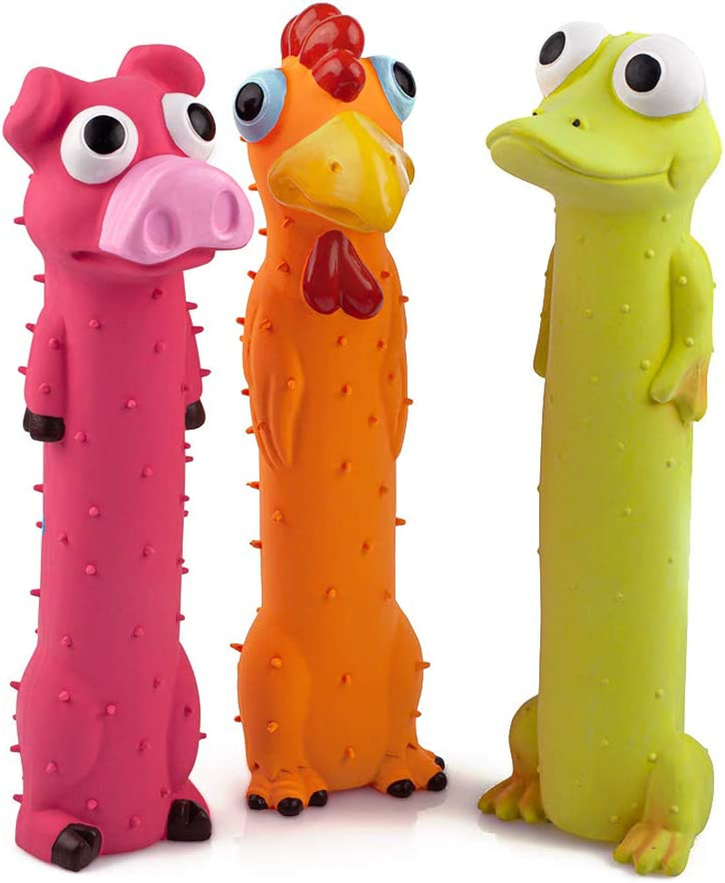 Interactive Assorted Squeaky Puppy Toy Set