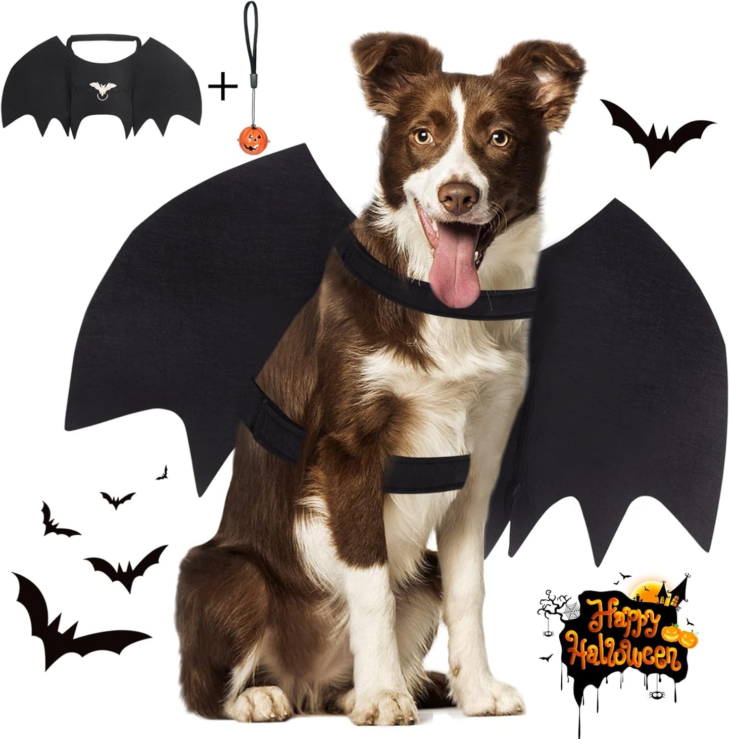 Adjustable Cat Bat Wings