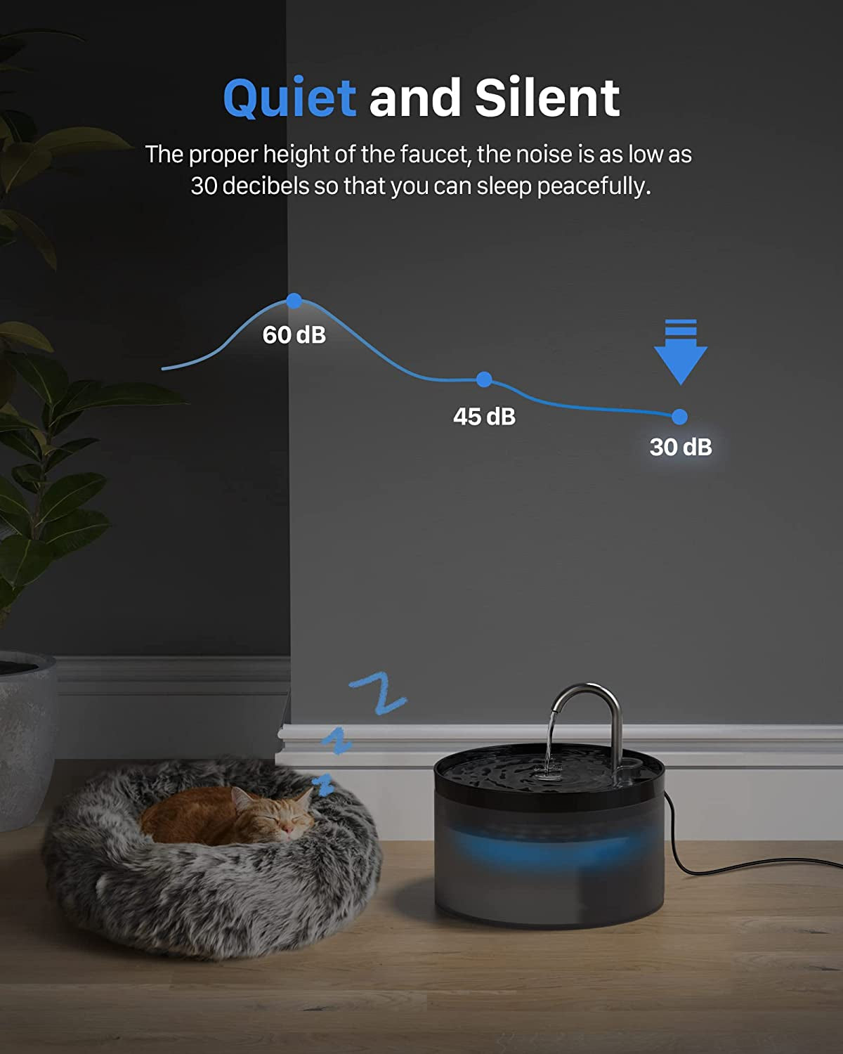 Ultra Silent Pet Water Fountain