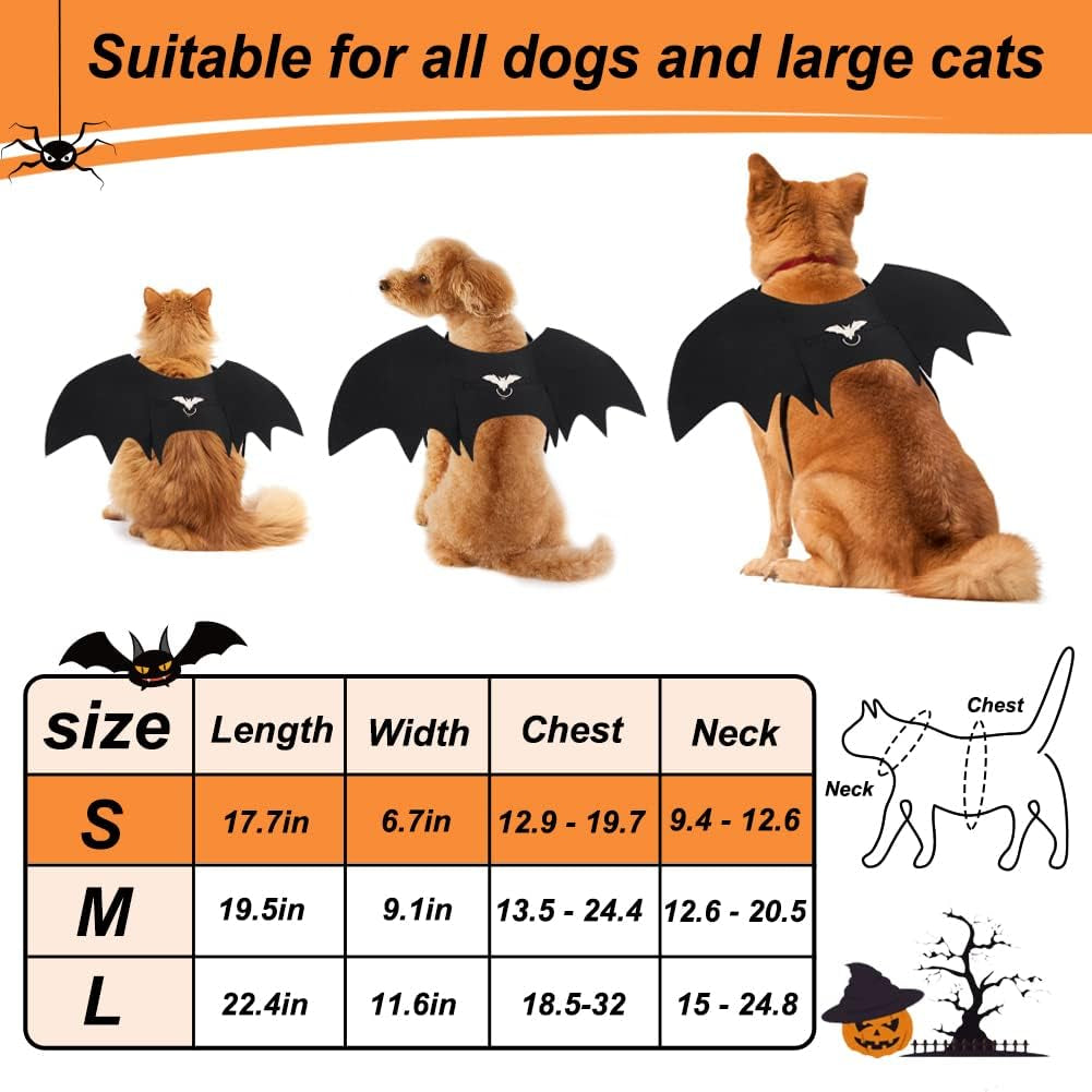 Adjustable Cat Bat Wings