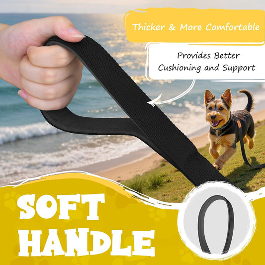Dog Training Lead with Padded Handle & Storage Bag