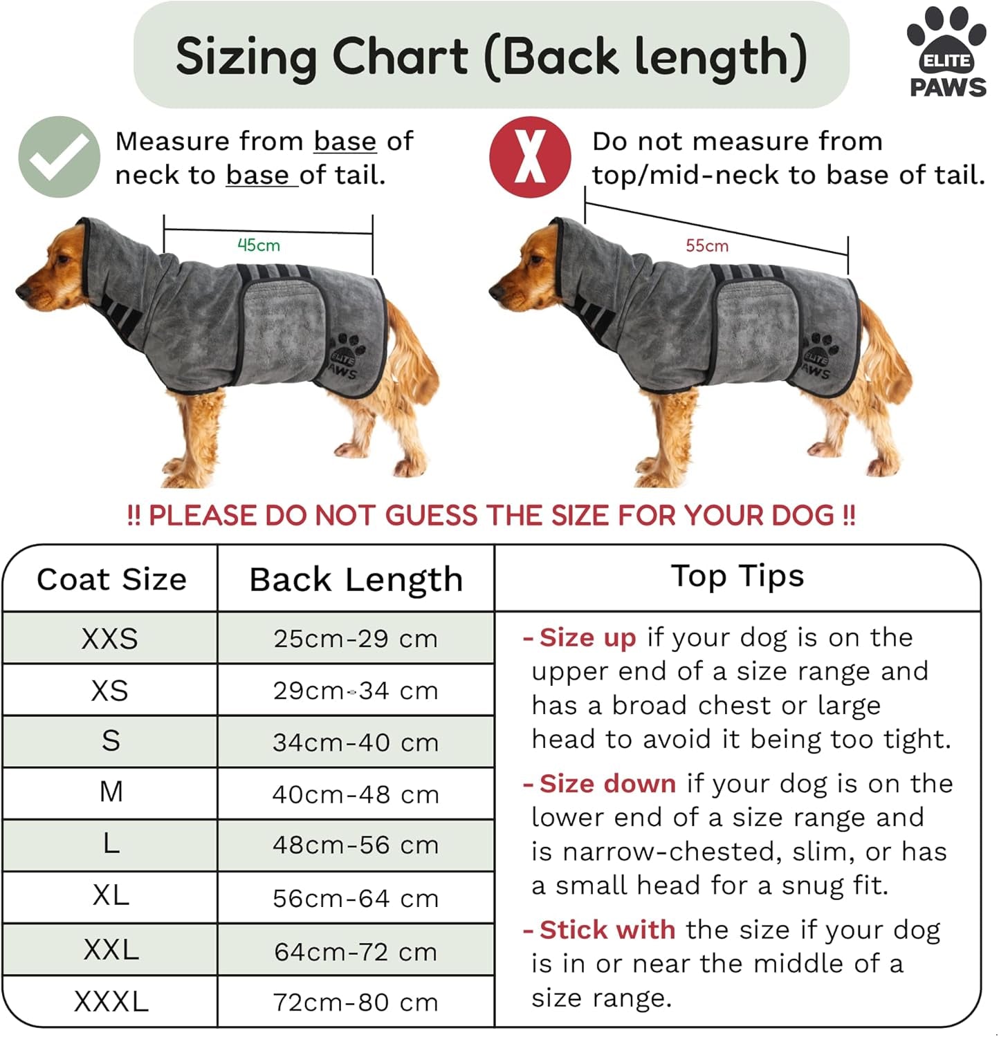 Super Absorbent Microfibre Dog Drying Coat