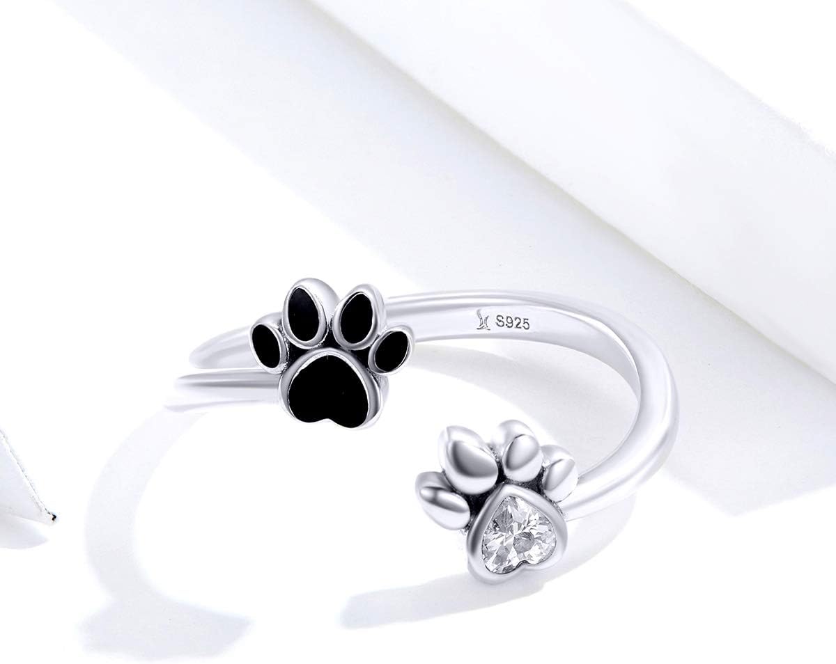 Cute Pet Paw Print Ring