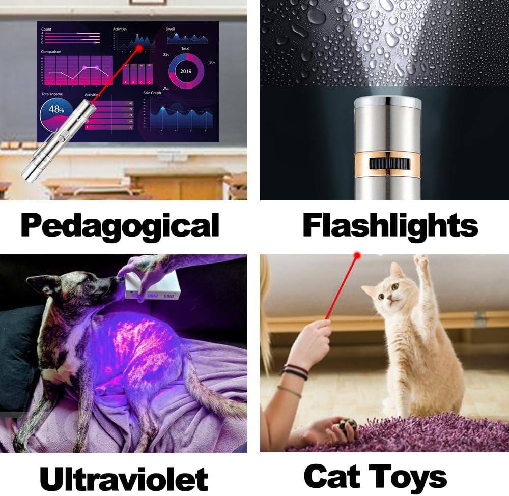 7-in-1 USB Rechargeable LED Pointer