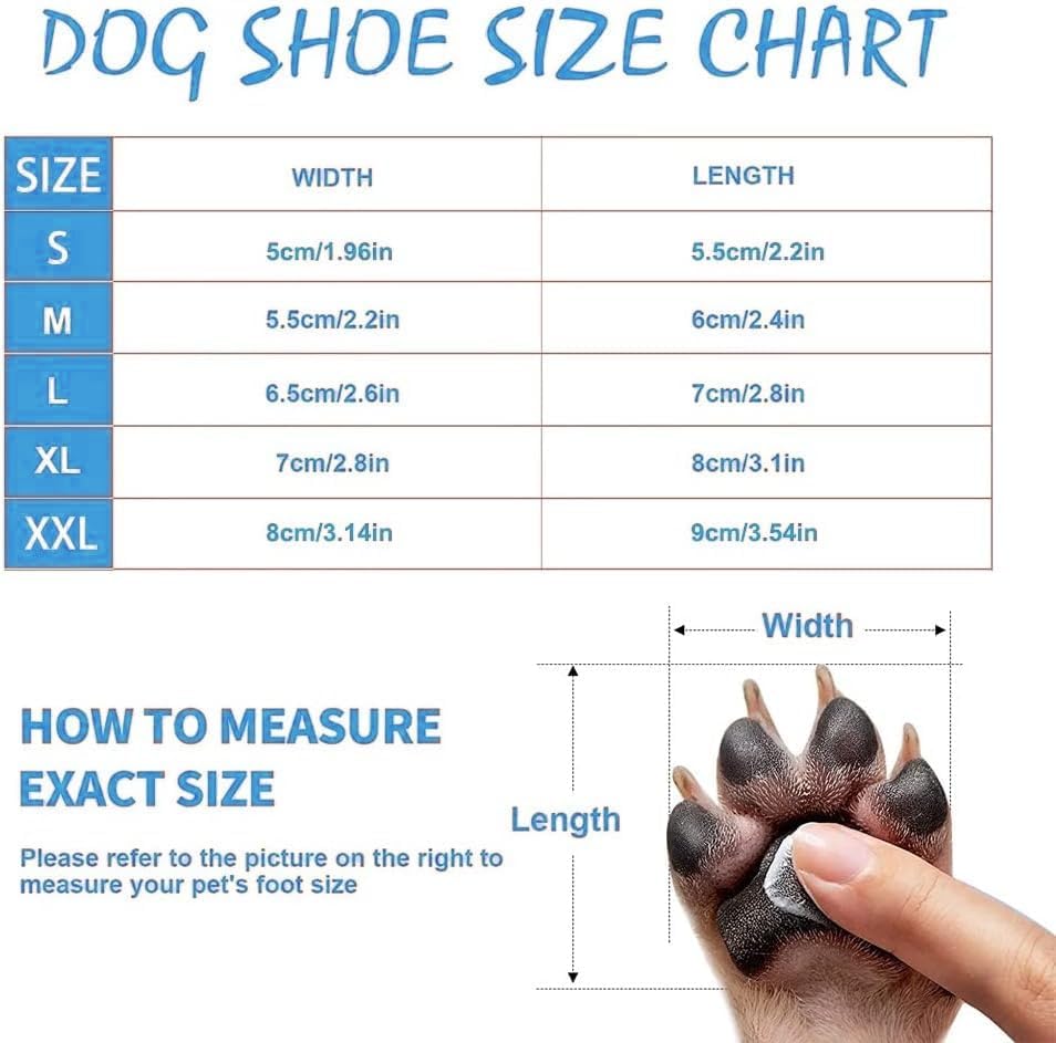Waterproof Dog Boots - Set of 4