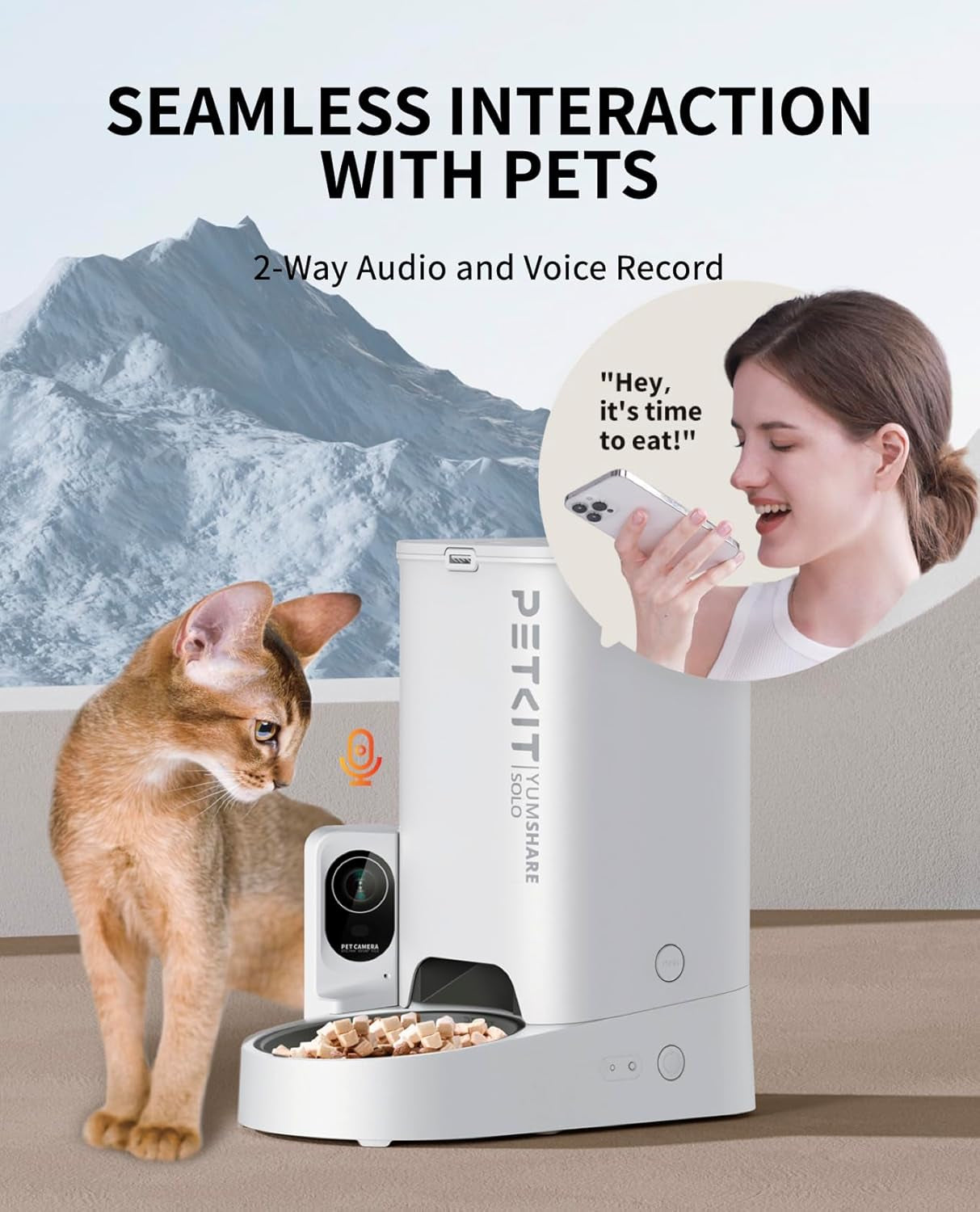 Smart Pet Feeder with HD Camera