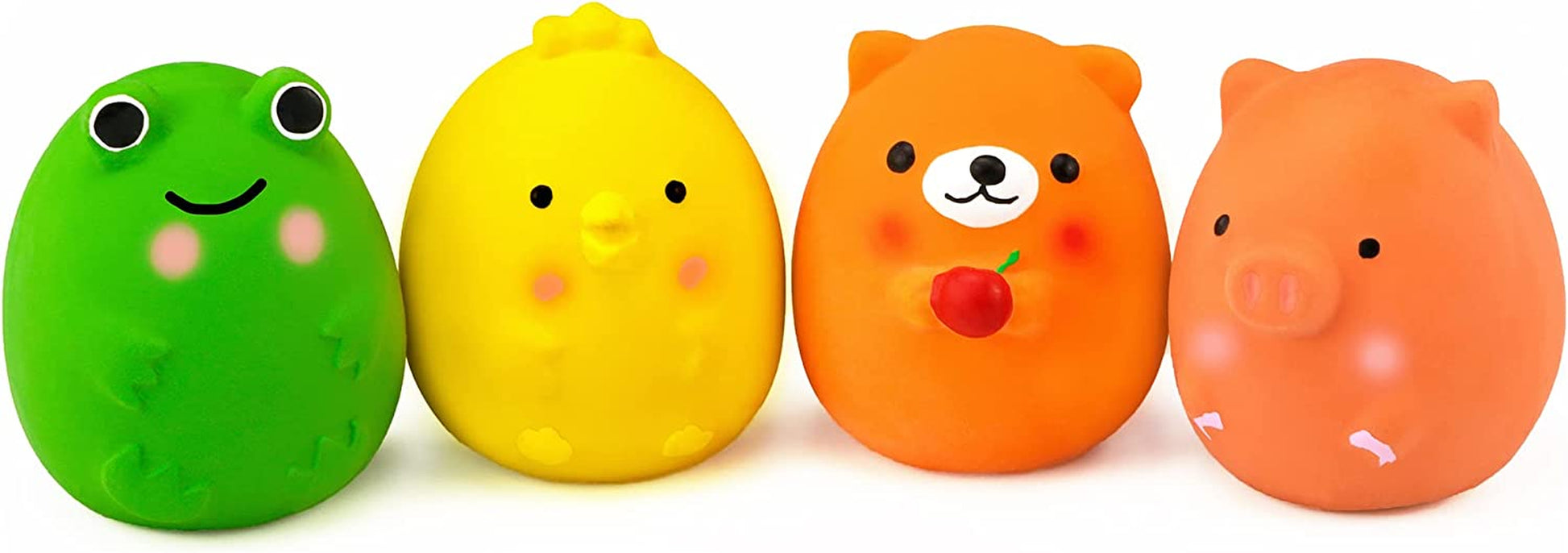 Interactive Assorted Squeaky Puppy Toy Set