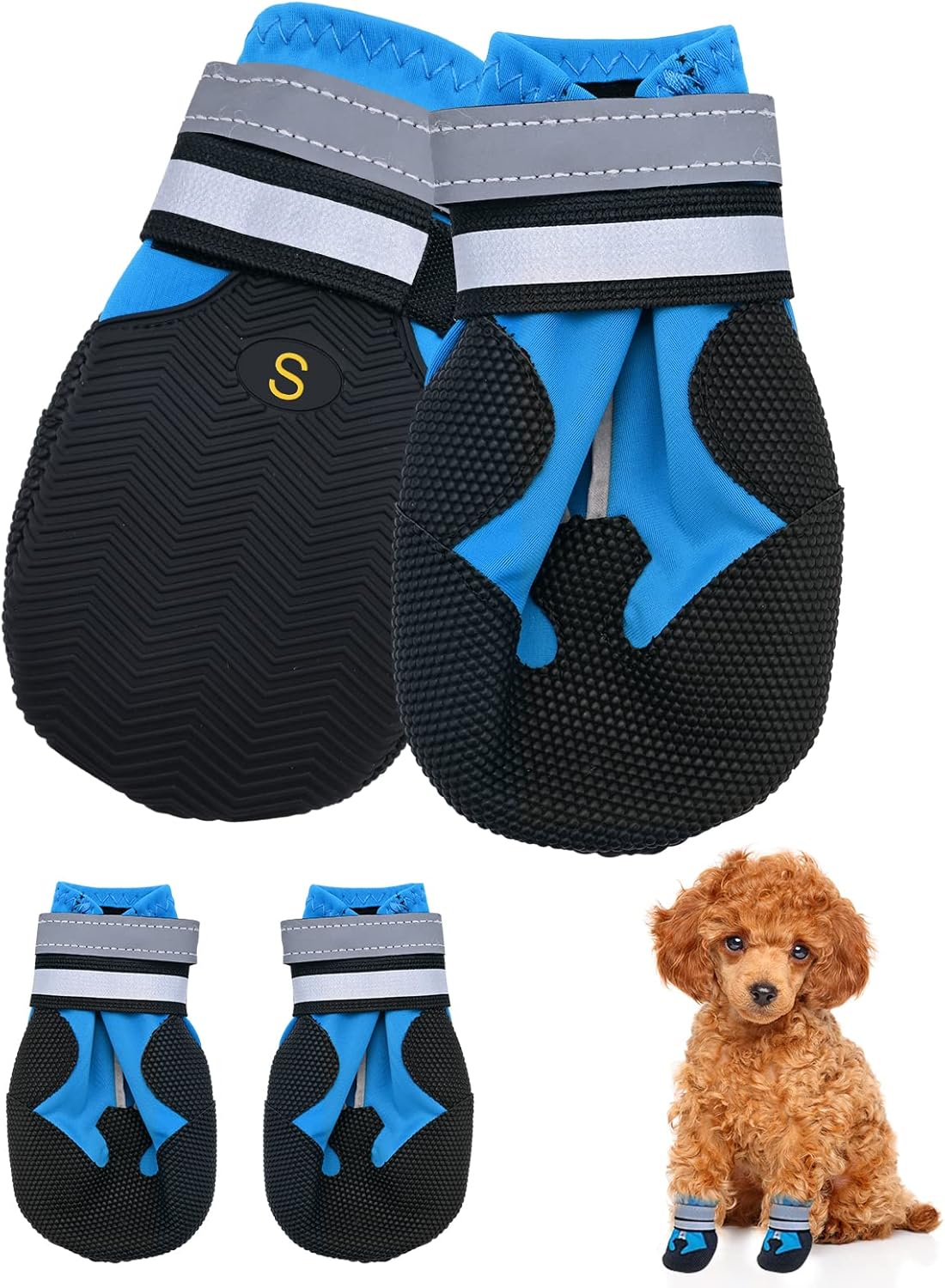 Waterproof Dog Boots - Set of 4