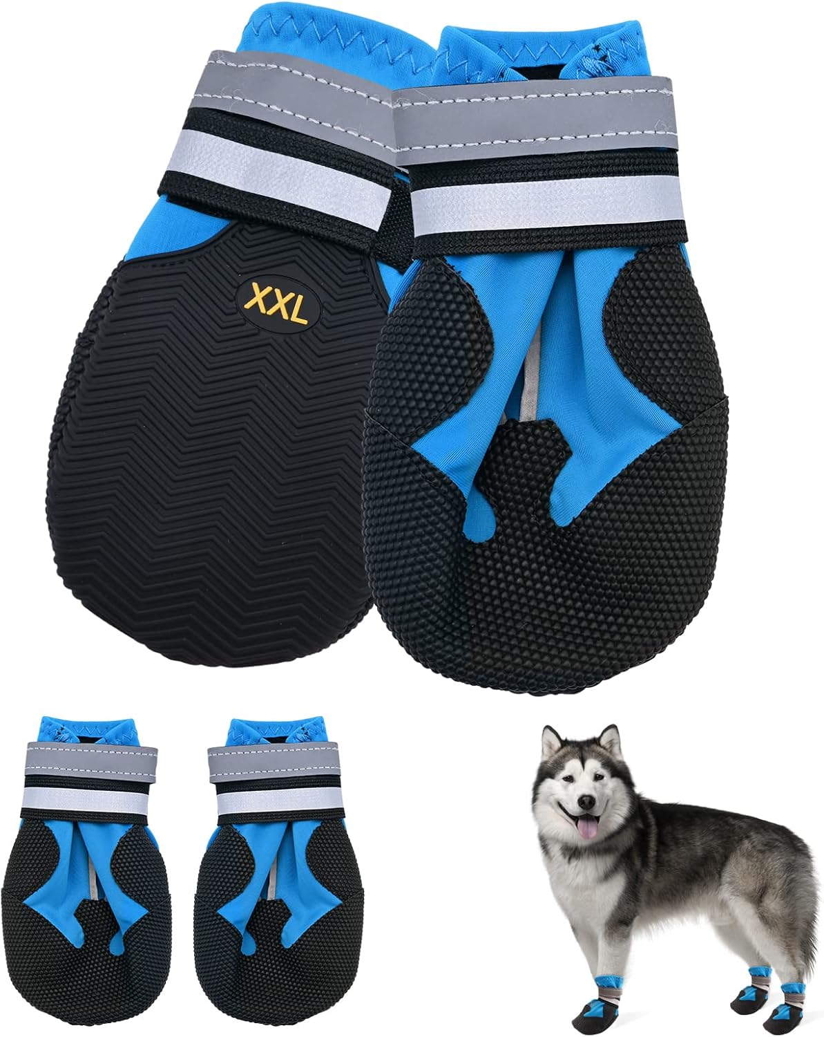 Waterproof Dog Boots - Set of 4