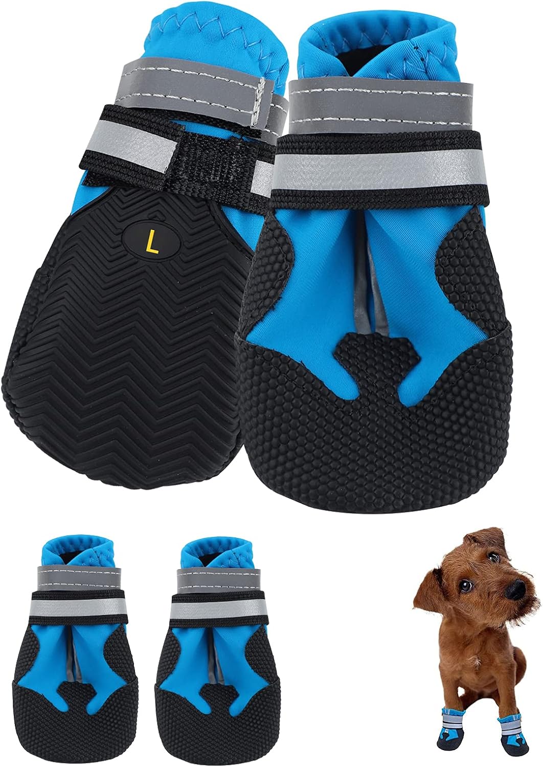 Waterproof Dog Boots - Set of 4