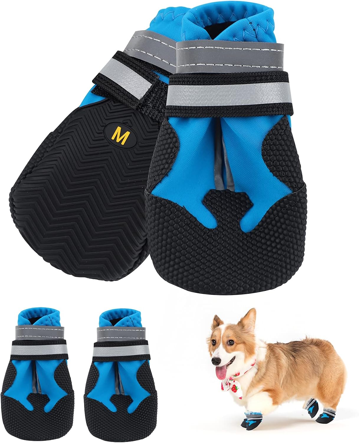 Waterproof Dog Boots - Set of 4