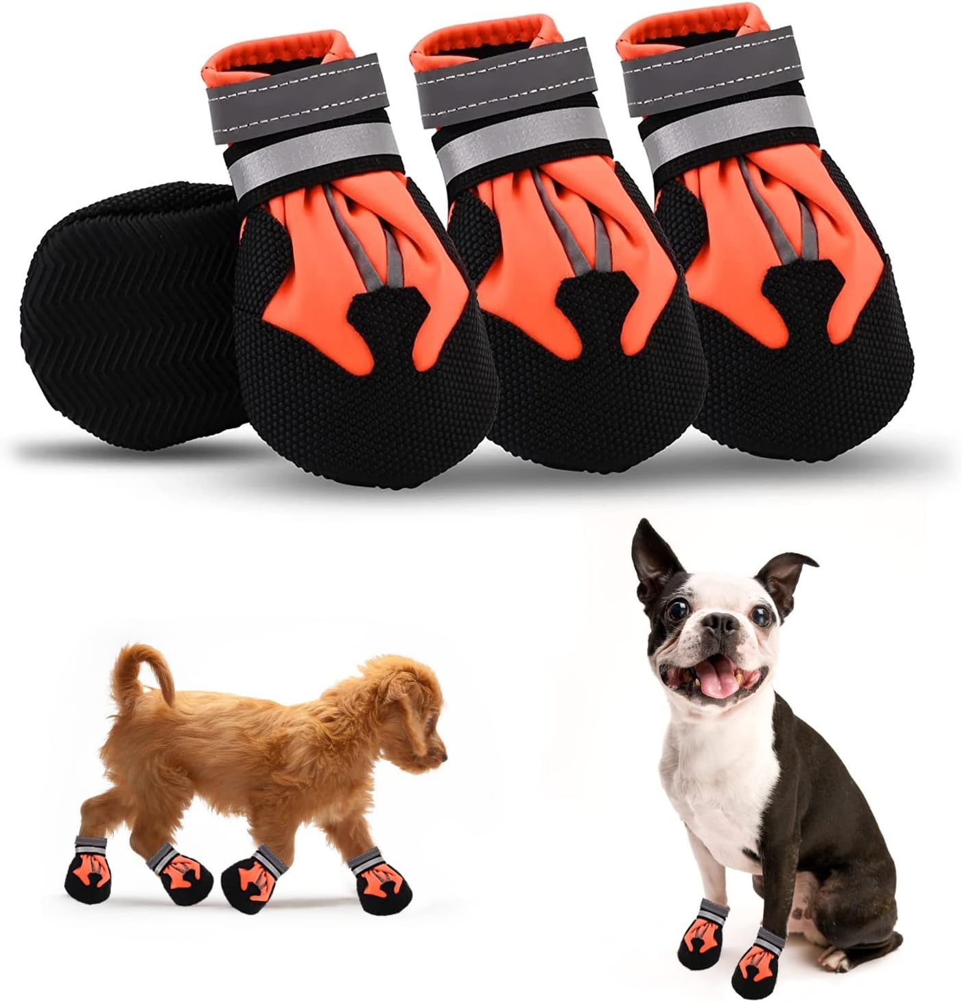 Waterproof Dog Boots - Set of 4