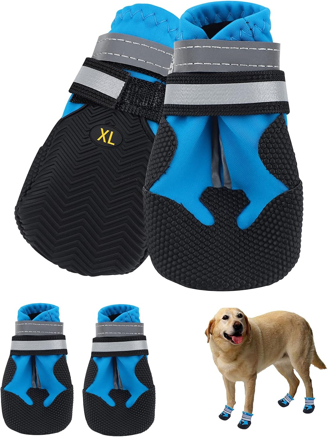 Waterproof Dog Boots - Set of 4