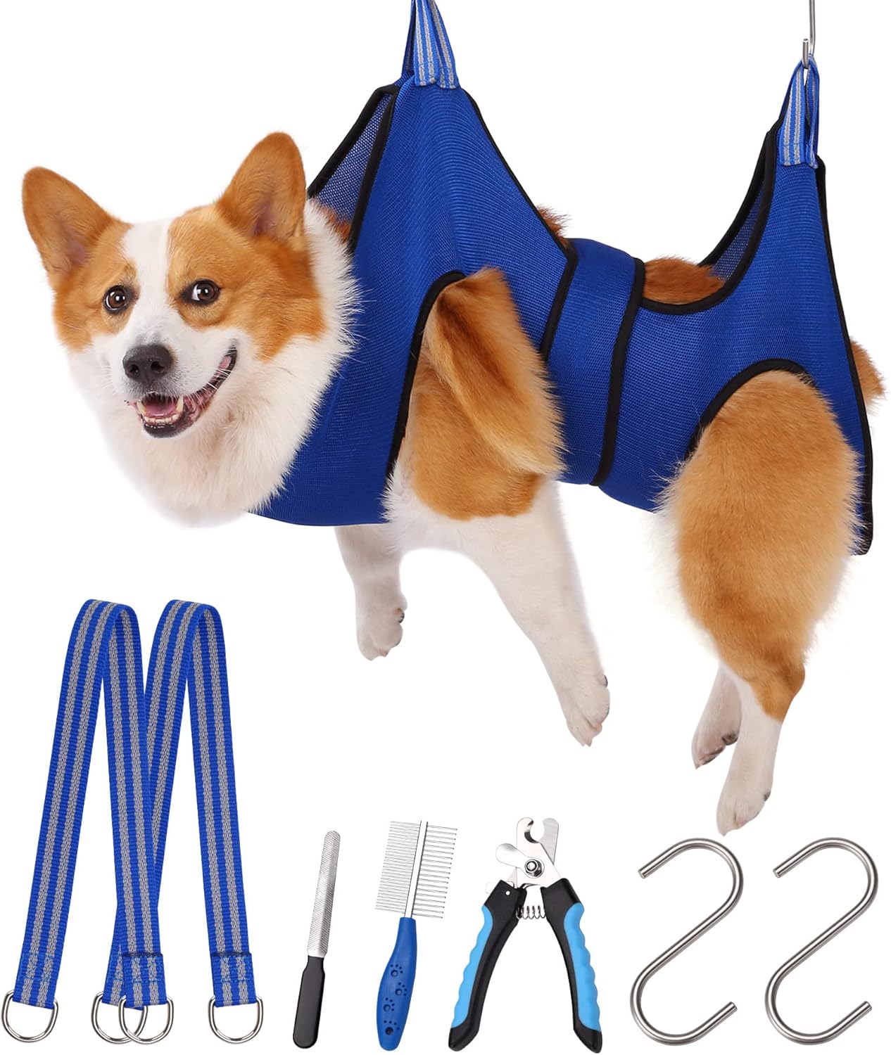 Breathable Pet Grooming Hammock Harness