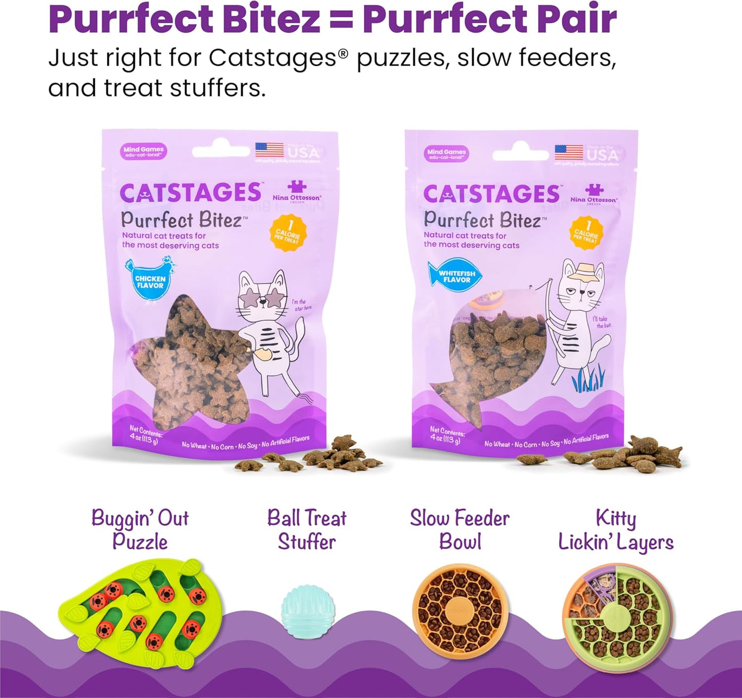 Buggin' Out Interactive Cat Treat Puzzle