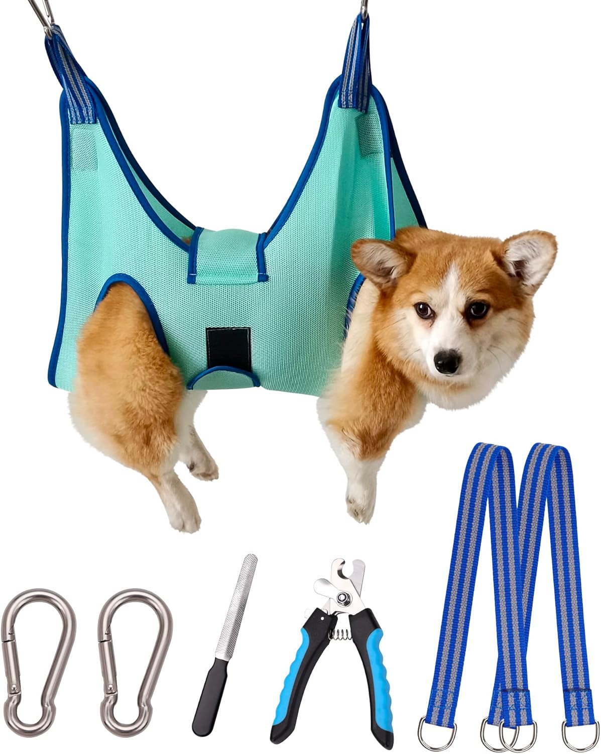 Breathable Pet Grooming Hammock Harness