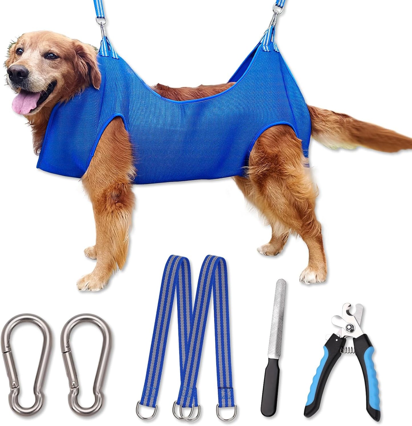 Breathable Pet Grooming Hammock Harness
