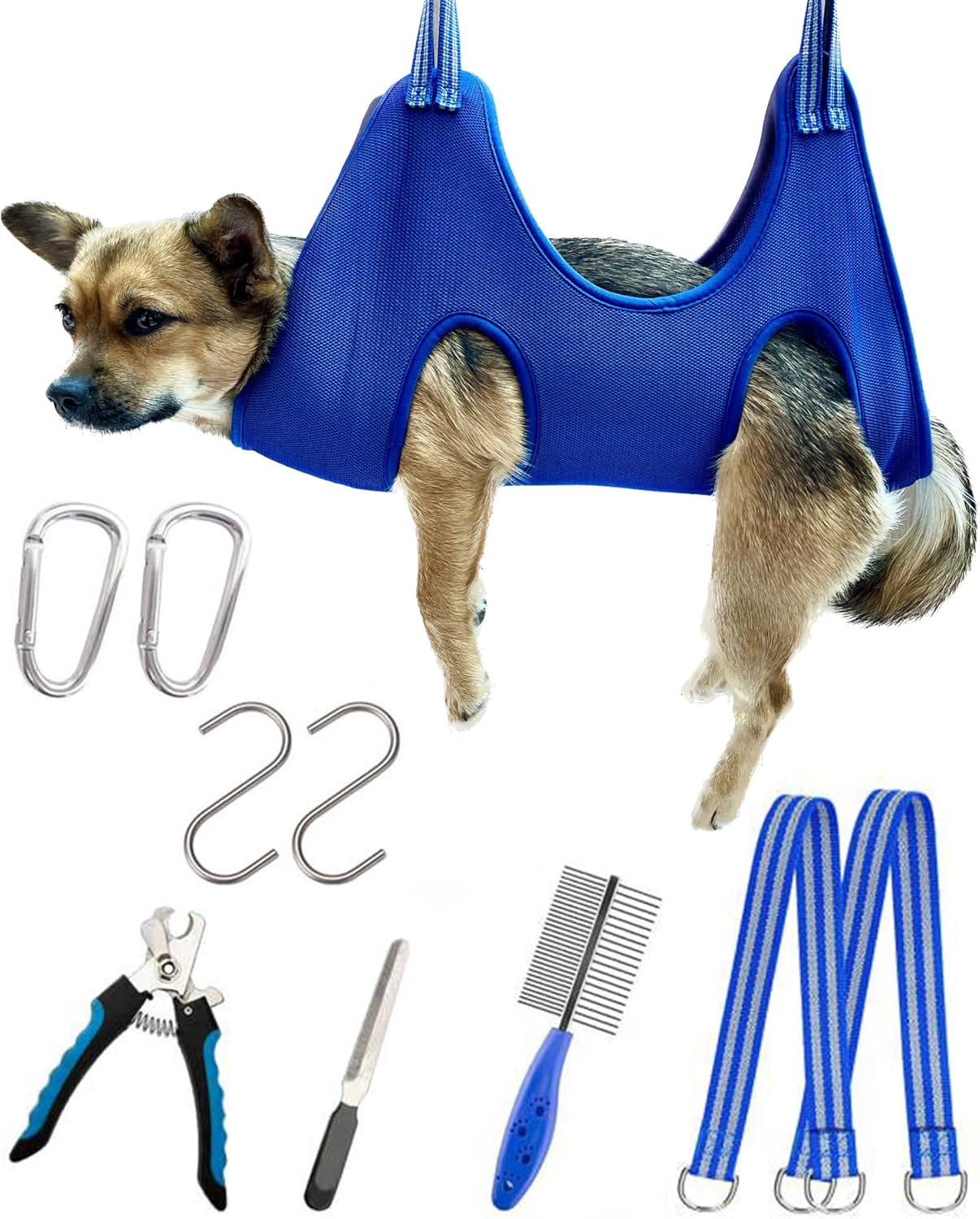 Breathable Pet Grooming Hammock Harness