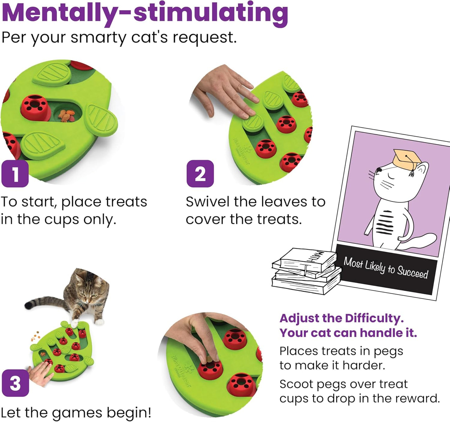 Buggin' Out Interactive Cat Treat Puzzle