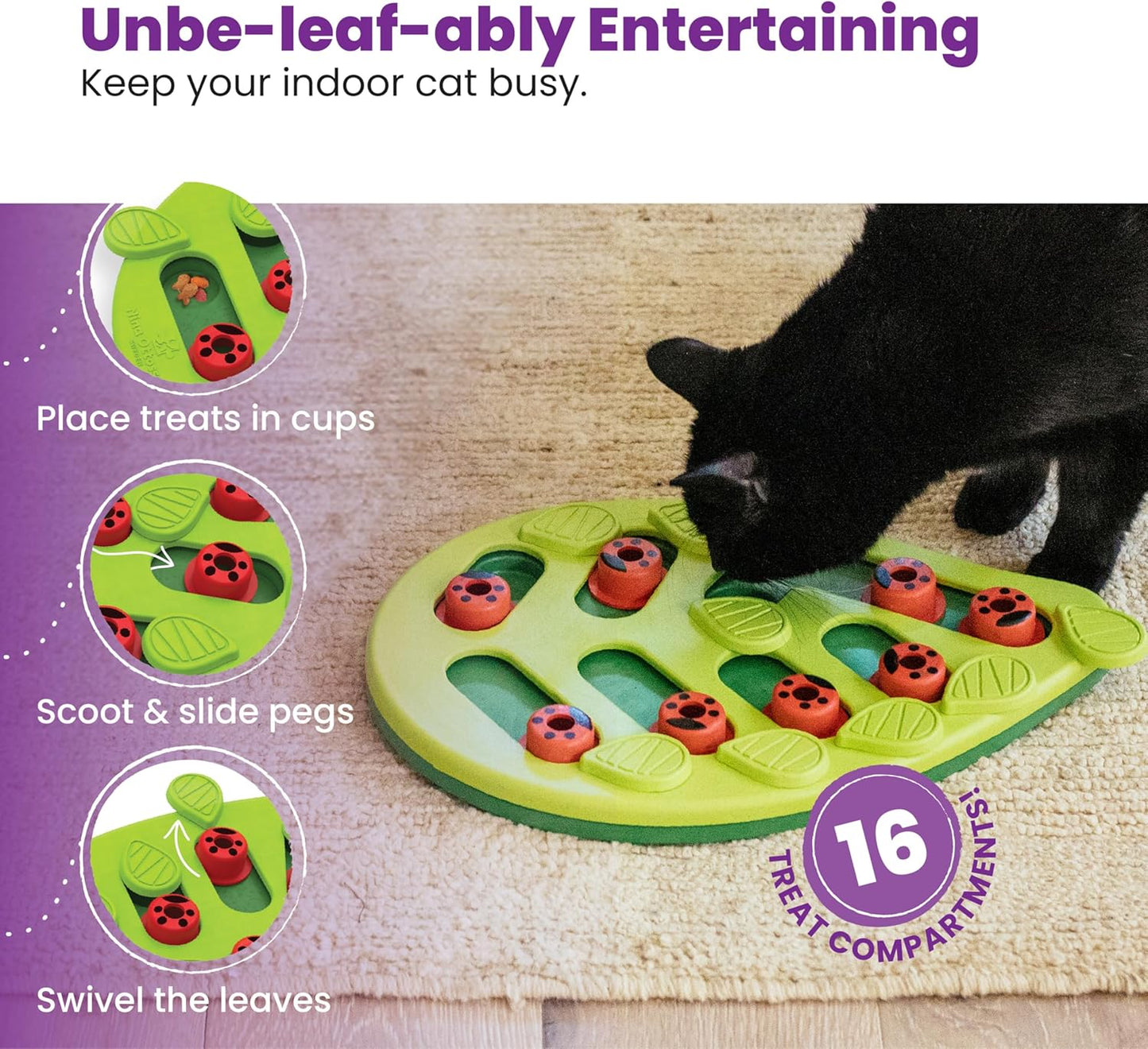 Buggin' Out Interactive Cat Treat Puzzle