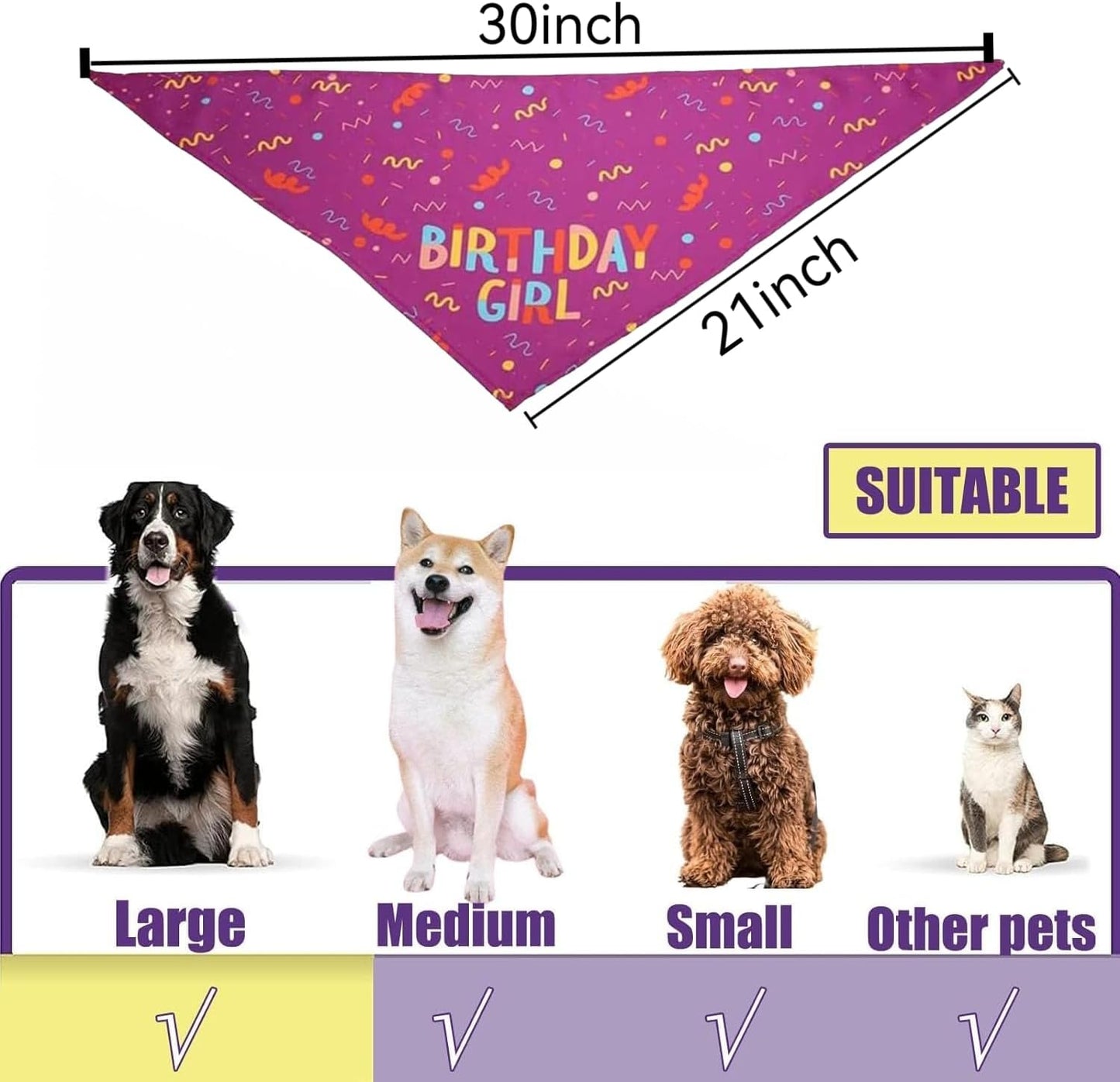 Birthday Dog Bandana