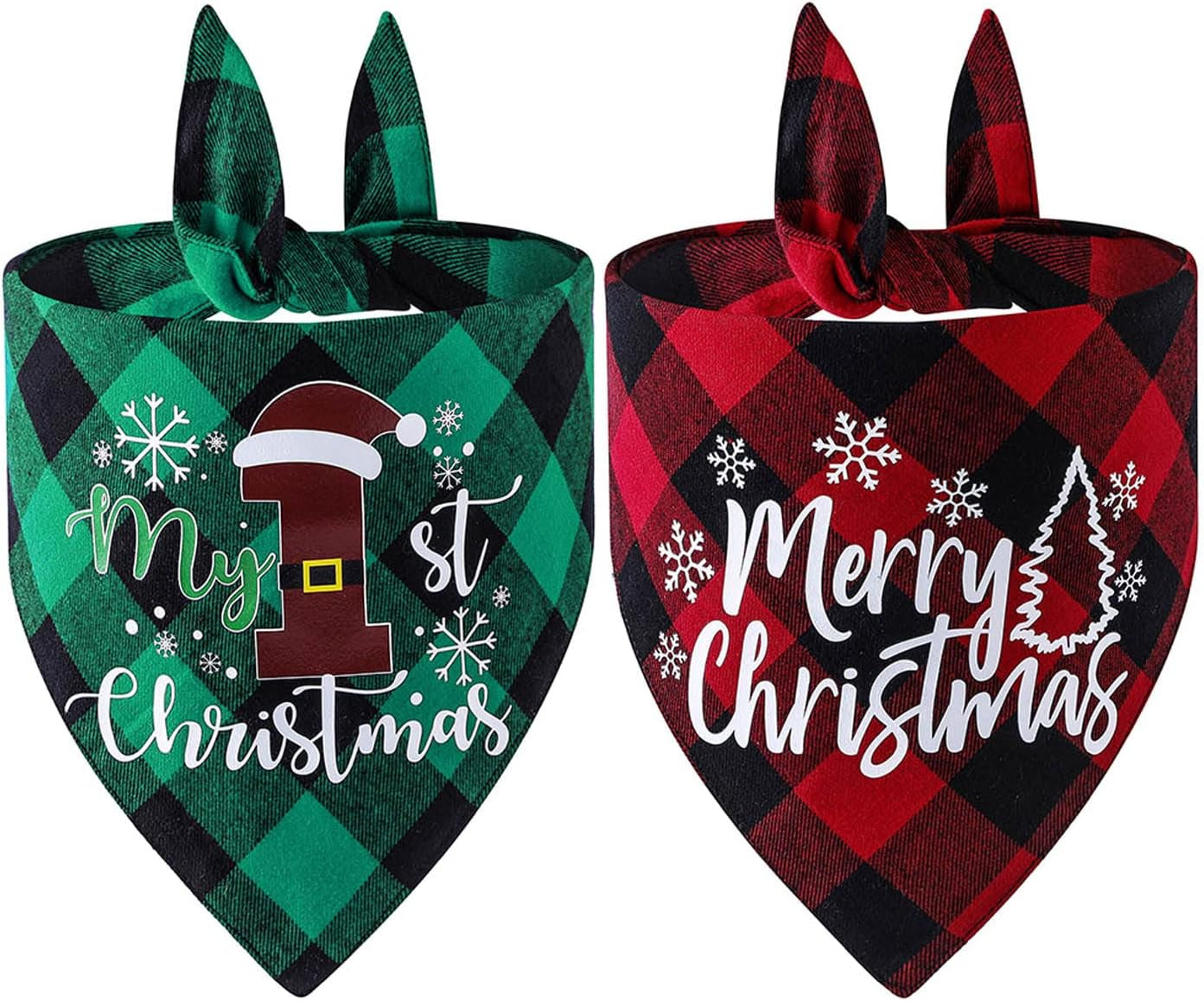 Holiday-Themed Dog & Cat Bandana Scarf