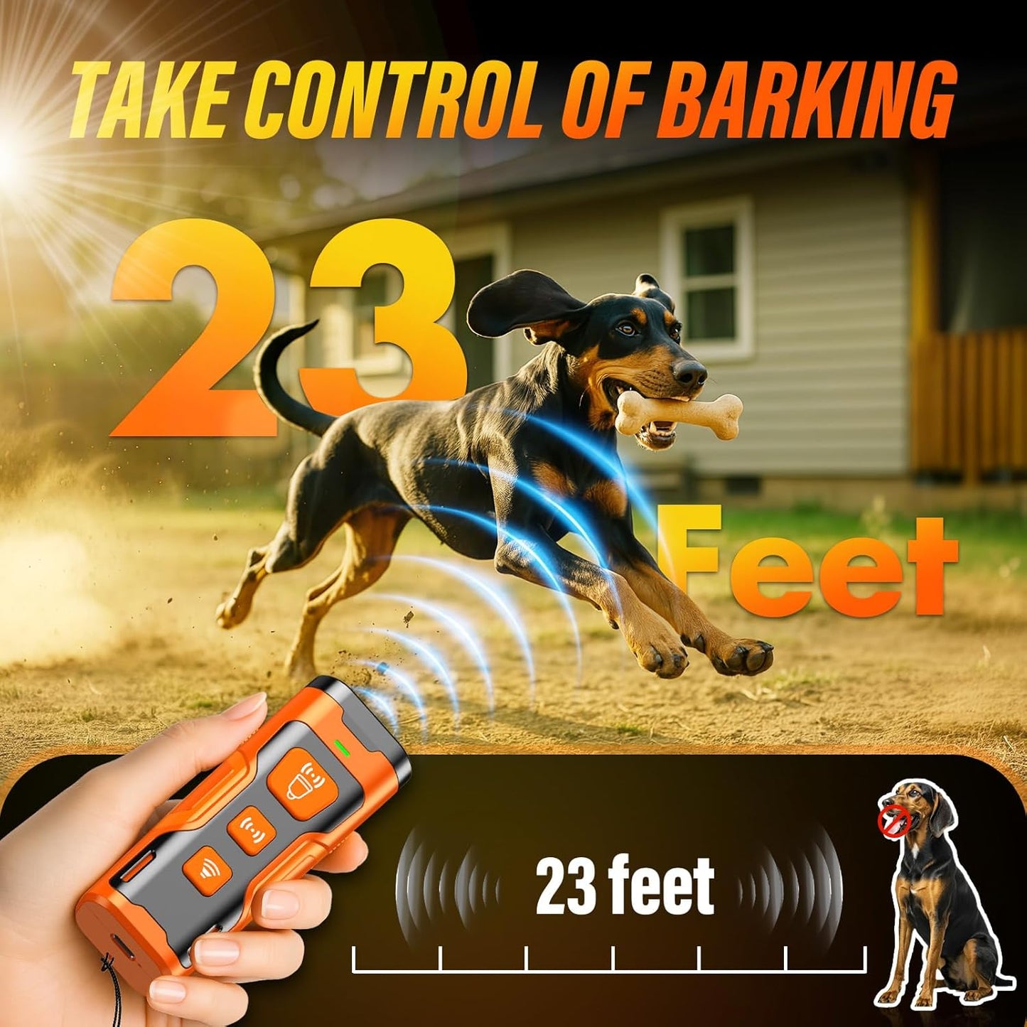 Ultrasonic Dog Bark Deterrent Device