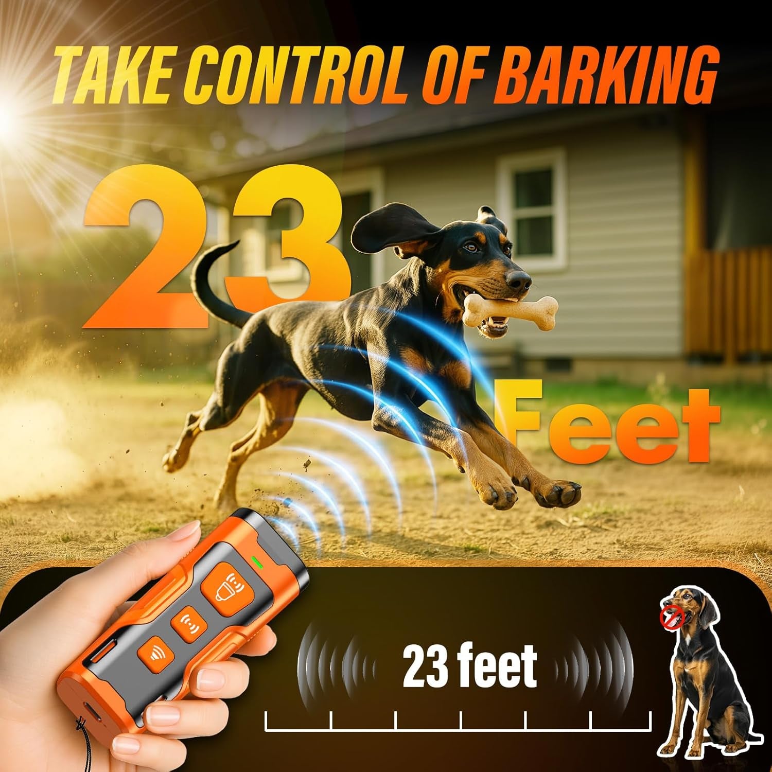 Ultrasonic Dog Bark Deterrent Device