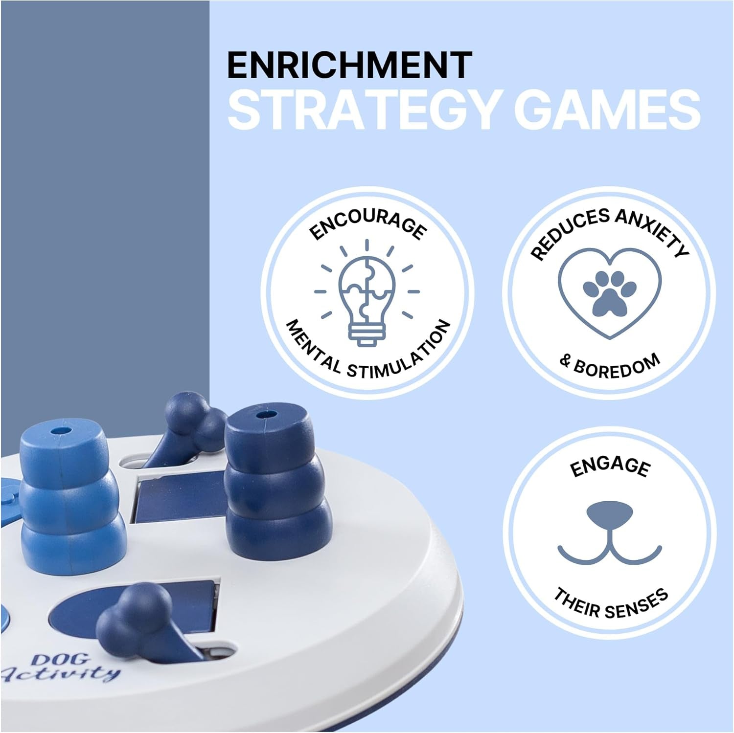 Dog Activity Strategy Game Flip Board