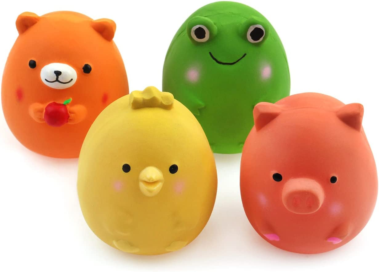 Interactive Assorted Squeaky Puppy Toy Set