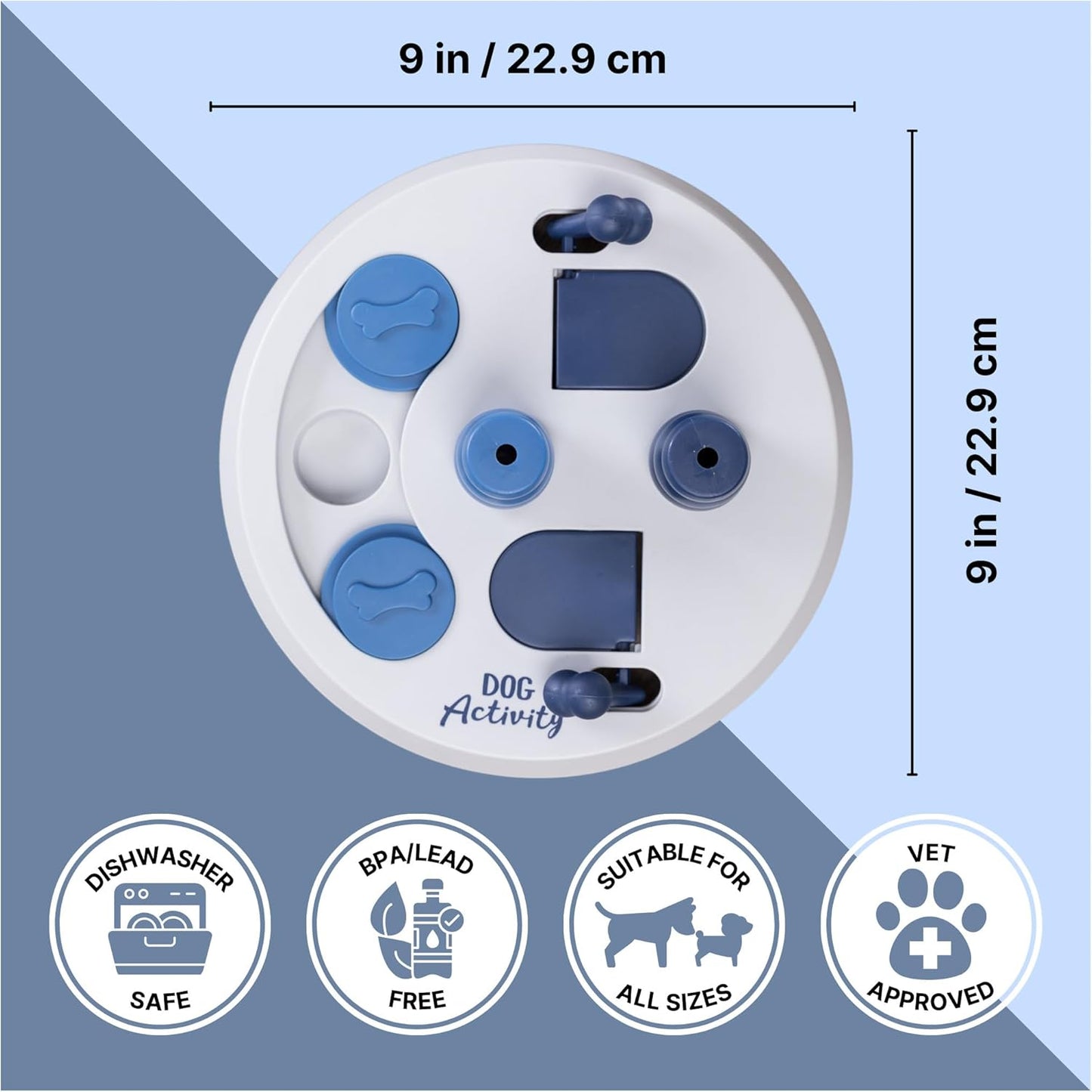 Dog Activity Strategy Game Flip Board