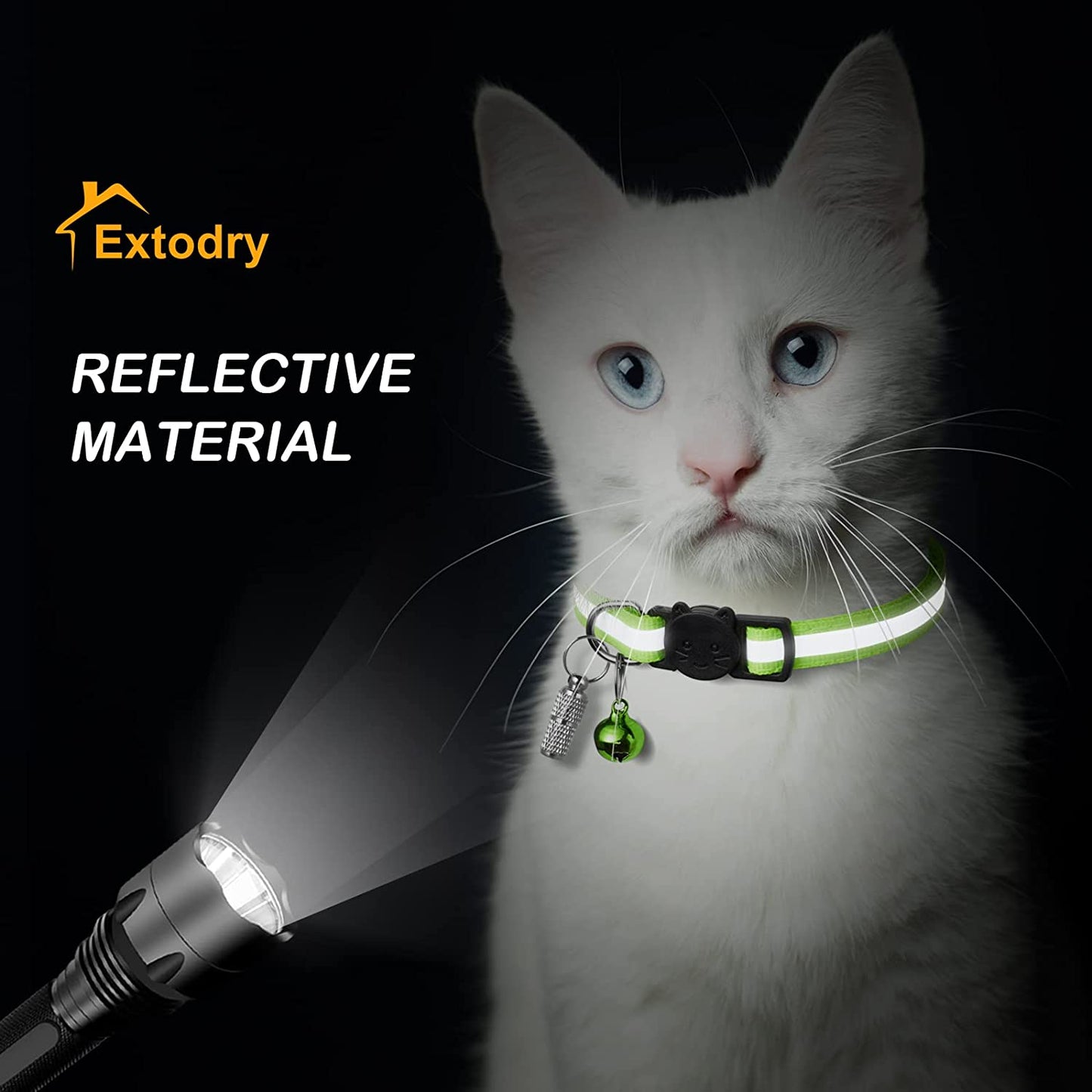 Reflective Cat Collar with Quick Release Buckle