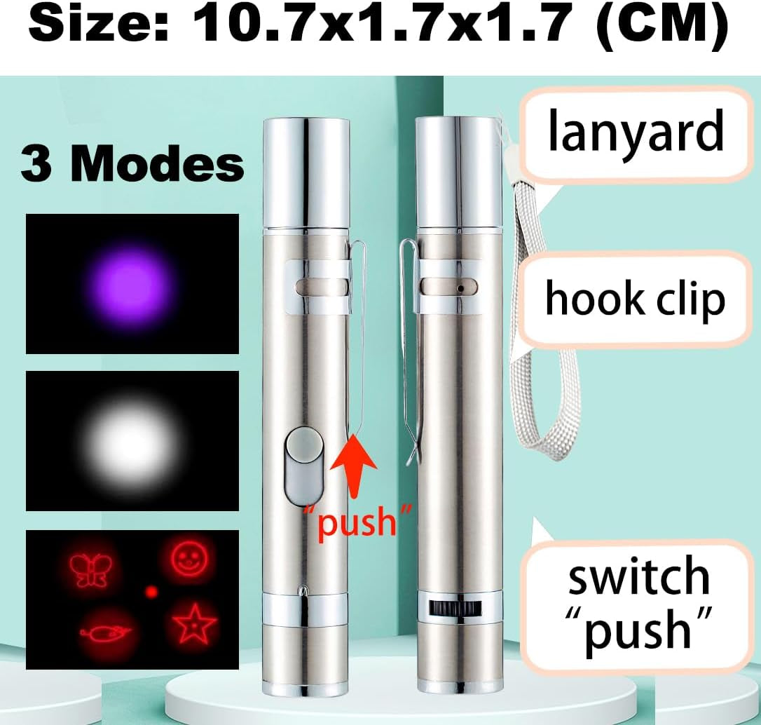 7-in-1 USB Rechargeable LED Pointer
