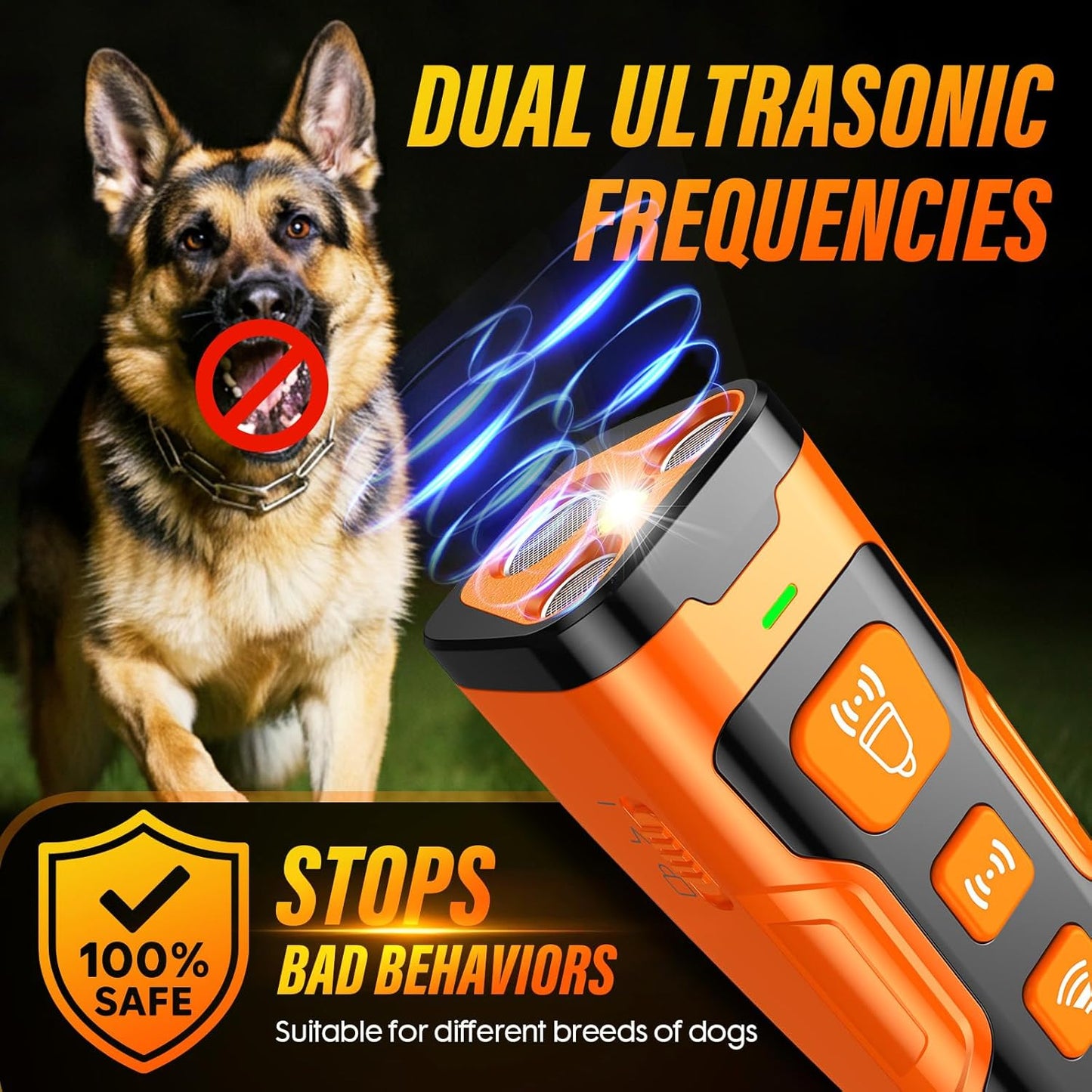 Ultrasonic Dog Bark Deterrent Device