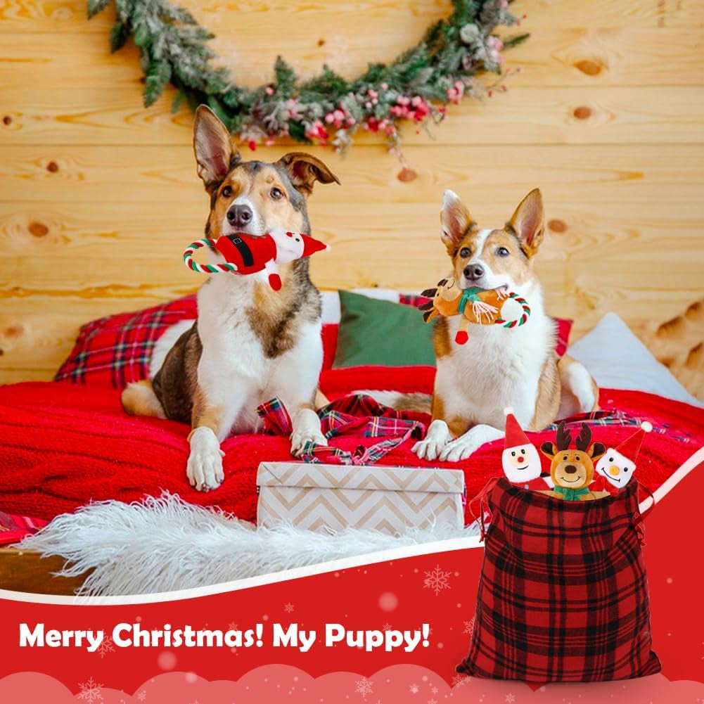 Interactive Christmas Plush Toy Set