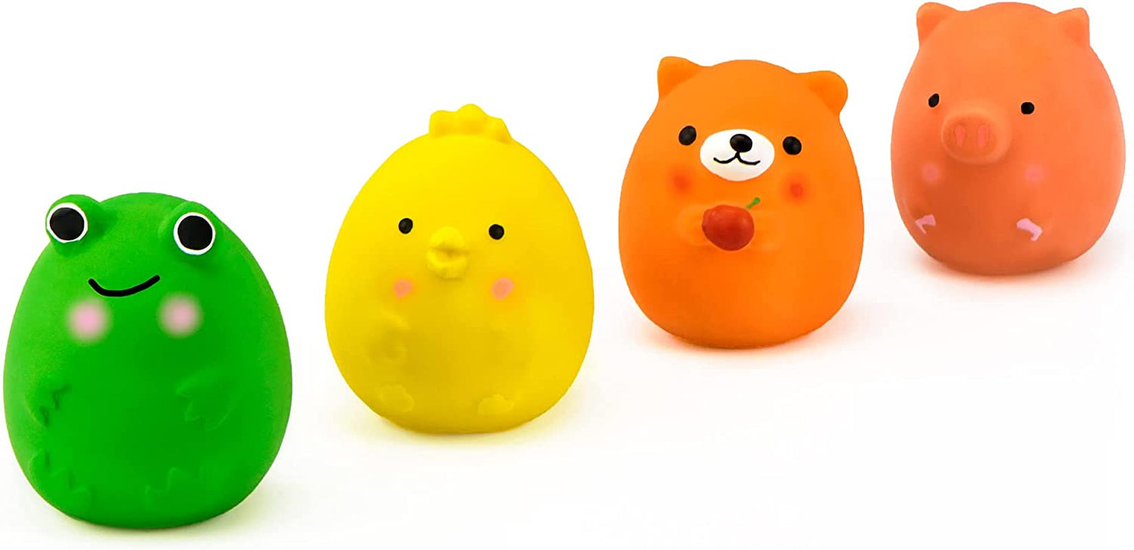 Interactive Assorted Squeaky Puppy Toy Set