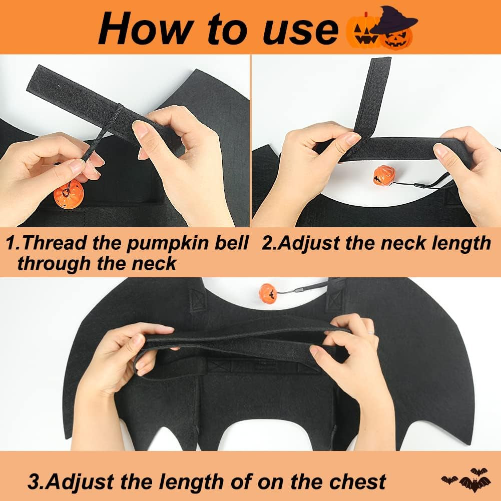 Adjustable Cat Bat Wings