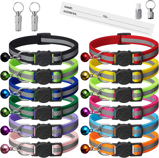 Reflective Cat Collar with Quick Release Buckle