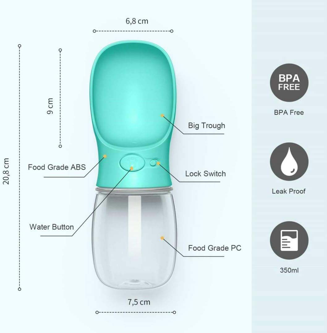 Portable Dog Leak-Proof Water Bottle