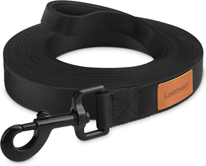 Dog Training Lead with Padded Handle & Storage Bag 