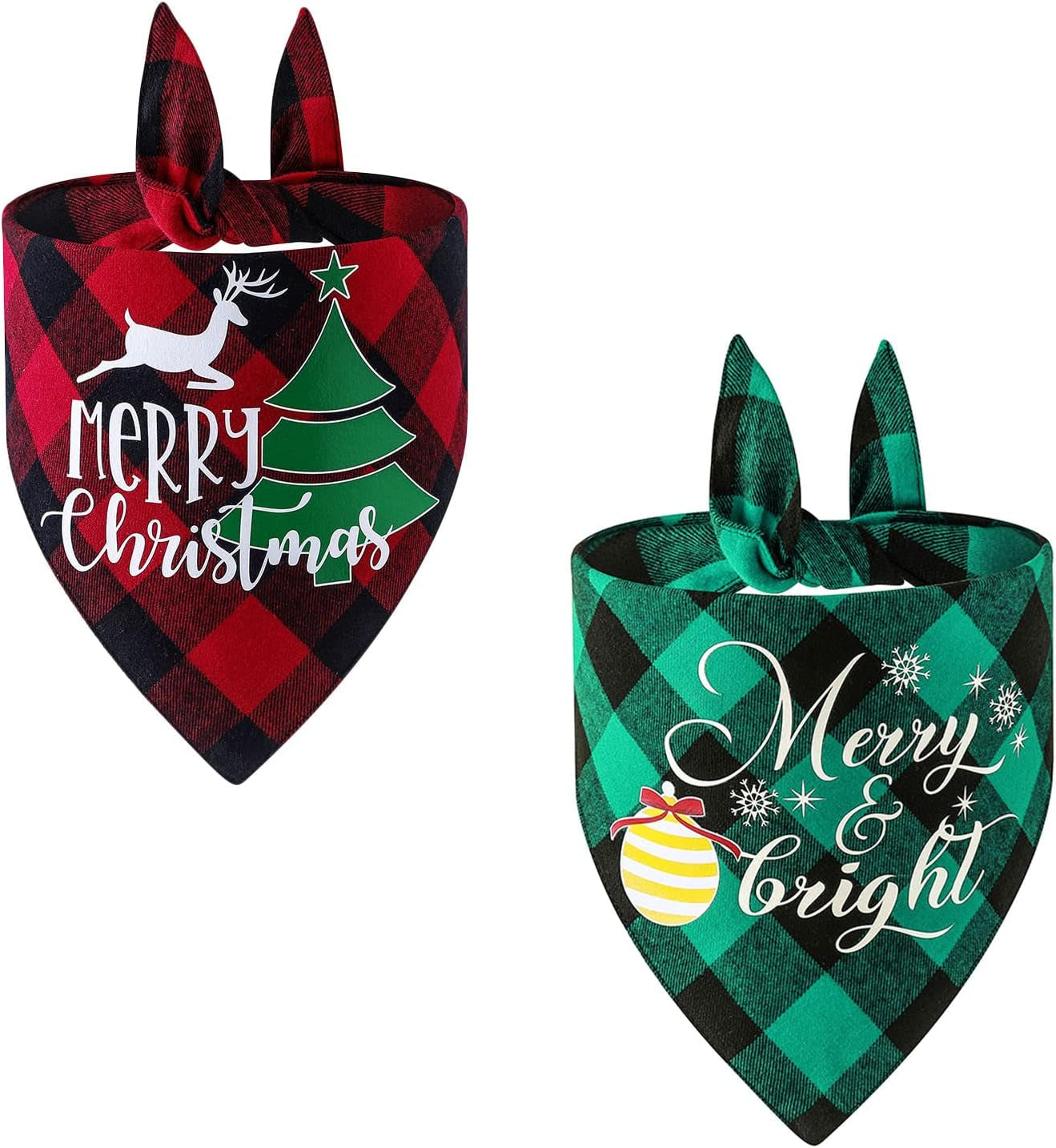 Holiday-Themed Dog & Cat Bandana Scarf