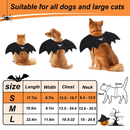 Adjustable Cat Bat Wings