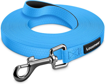 Dog Training Lead with Padded Handle & Storage Bag 