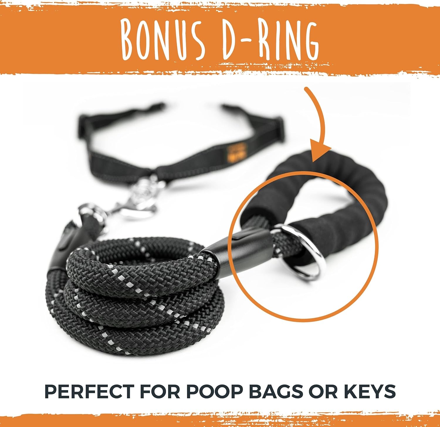 Dual Pet Leash with Comfort Grip