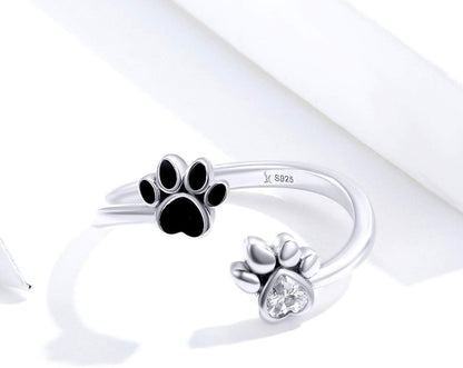 Cute Pet Paw Print Ring