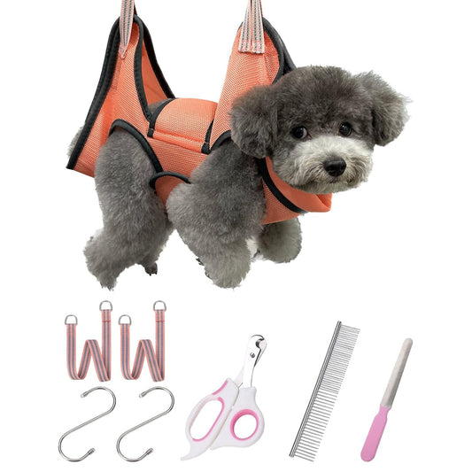 Breathable Pet Grooming Hammock Harness