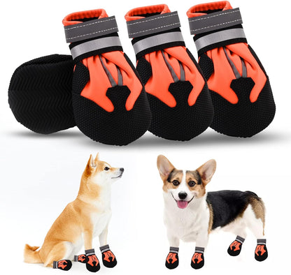 Waterproof Dog Boots - Set of 4