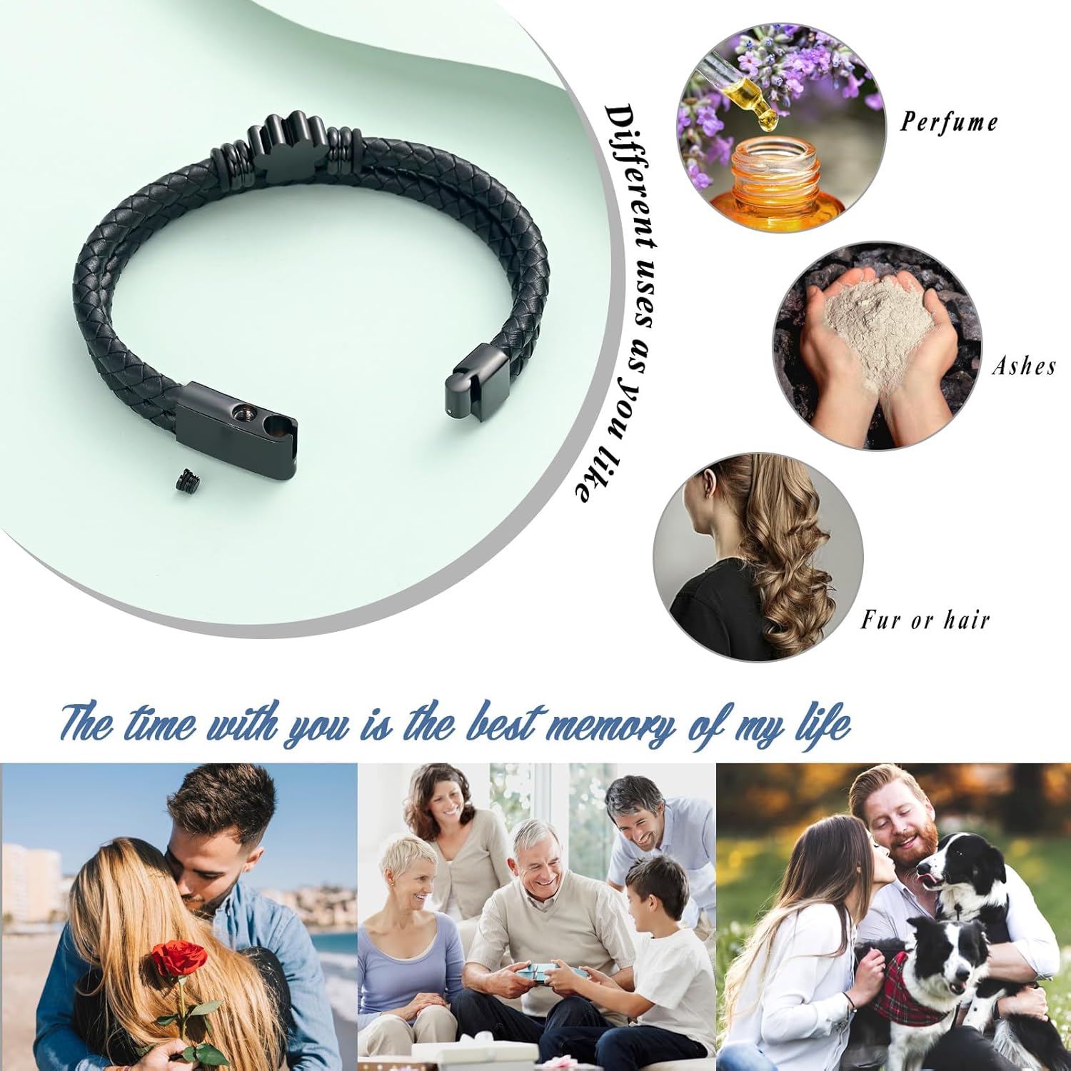Paw Print Urn Bracelet