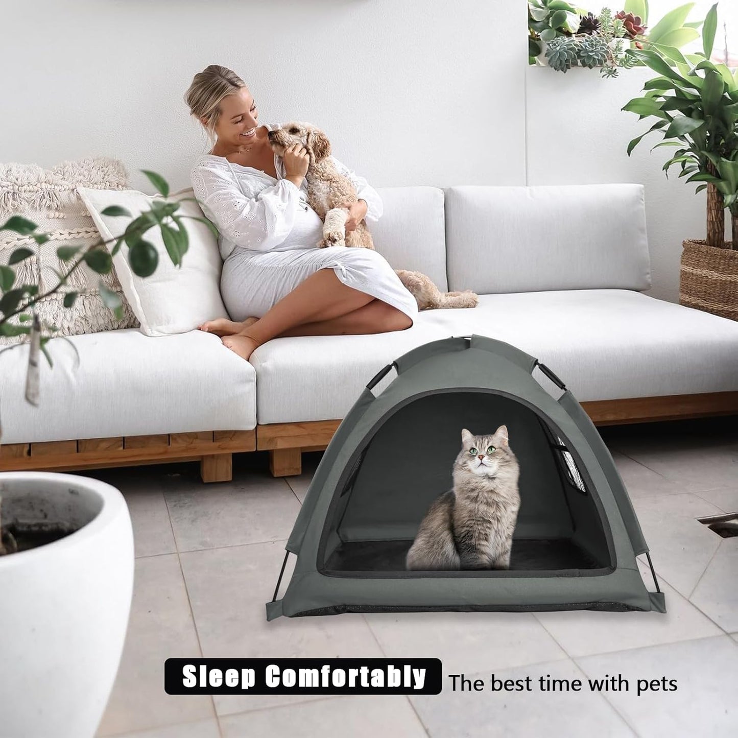 Portable Pet Tent House